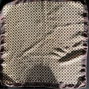 Elegant Patterned Silk Scarf